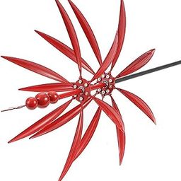 MERISHOPP Garden Wind Spinner Yard Art Outdoor Decor for Courtyard Walkway Street Path Red-image-92