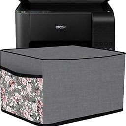 PrimeCover For Epson L3252 / L3250 / L3210 All-in-One with Utility Pocket Printer Cover (GreyPrint)-image-47