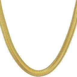 Gold plated, 20 Inch, Super flexible and smooth Flat body snake design chain fashion jewellery (CNAJ3129)-image-36