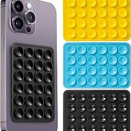 Sticky Phone Stand Silicone Suction Phone Case Mount, Content Creator Essentials for TikTok Videos, Influencers, Hands-Free Mobile Accessory Holder Grip (Multicolour, Pack of 2)-image-59