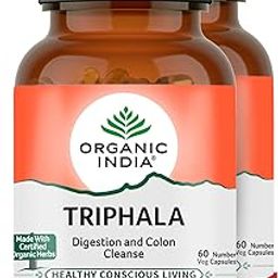 Organic India Triphala Capsules, 60 Count, Pack of 2-image-19