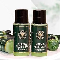 Old Tree Aloe Neem Hotel Shampoo 20ml - (Pack of 100 Pcs) | Bulk Hotel Toiletries Kit for Hotel Rooms, Guest House, Marriage Hall | Hotel Amenities and Accessories-image-29