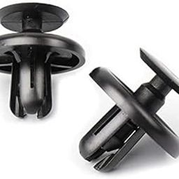 CAROMATIC™ 7MM Fendor Clip Lock for Cars Pack of 25PCS - Four Wheeler Fendor Clips - Black Plastic Rivets Door Bumper Fender Push Type Fasteners-image-18