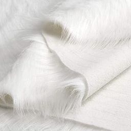 VARDHMAN Soft Long Hair Fur Solid Cloth : Size-38" X 32" Inches : Hair Length 9Cm Approx : Color-Cream: For Used In Dresses,Decorations,Art&Craft,Photo,Selfie Props,Soft Toys Making&Other Craft Work.-image-27
