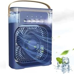 TRAZEDY Mini Air Conditioners - Portable AC for Room Cooling, 3-in-1 Mini Portable Air Cooler Fan with USB Power, Water Tank & LED Light | Compact Air Conditioner for Home, Office, Dorm & Travel Use-image-16