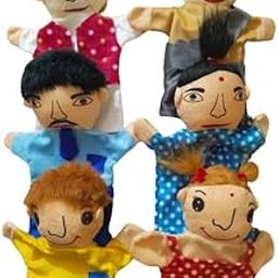 VARUSH Family Hand Puppet for Kids | Dada Dadi Father Mother Son Daughter | Learning and Playing Toy for Babies | Gift for Kids-18