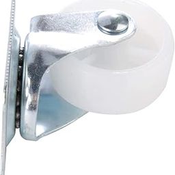 4pcs 1.5Inch Swivel Casters,PP Roller Wheel for Trolley Furniture(White)-image-5