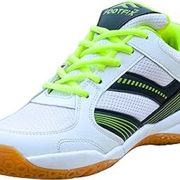 Unisex Spectrum White (Non Marking) PU Gym/Badminton Shoe-image-93