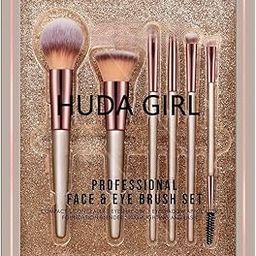 Huda Girl Premium Makeup Brush Set, Professional Beauty Makeup Brushes for Eye & Face (Pack of 6)-13