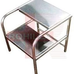 P.M.P.S.� Stainless Steel Double Step Foot Stool for Hospital Bed or Examination Table Size- 18wx18Lx18H inches-image-41