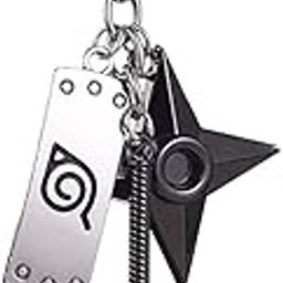 Naruto Key Chains for Boys Girls Cartoon Anime Key Chains Ninja Spinner Keychain Three Pendant Keychain Anime Accessories Purse Backpack Car Charms for Kids Gifts-picture-15