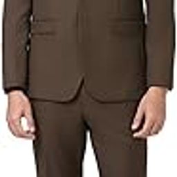 Men's Polyester Blend Two Piece Suit-Dress Set-picture-41