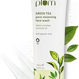 Plum Green Tea Pore Cleansing Face Wash for Oily, Acne Prone, Dry & Combination Skin | with Glycolic Acid | Fight Pimples & Control Excess Oil | Gentle Exfoliating & Non-Drying | Women & Men | 100ml-23