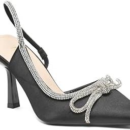 Womens Black Pumps FnH 1881-BK-image-56
