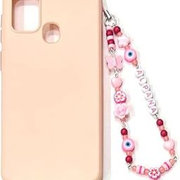 Heddz Light Pink Personalized & Customized Phone Charm|Anti- lost Colorful Lanyard for Phone |Handmade Phone Chain Bracelet, Keychain and Phone Accessories for Women and Girls-image-47