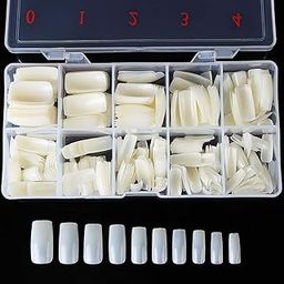 Belicia Fake Nails Oval Nails False Round Nails Full Cover Artificial Press On Nails Natural 100pcs 10 Sizes With Box-picture-29
