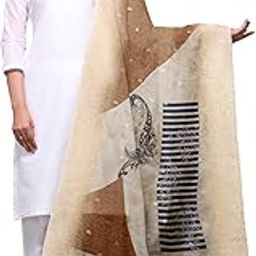 ™ Jacquard Banarasi Silk Modern Dupatta for Women (Free Size)-image-98
