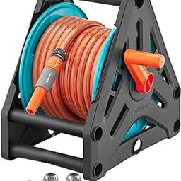 GARDENA 18980-28 Basic Hose Reel Set (20 m) with 13 mm Hose and Basic Spray Gun Set- LG0995-image-65