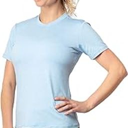 Womens Gym T-Shirt Activewear, Stretch, Outdoor Vneck Yoga Tshirt XS to XXL-image-41