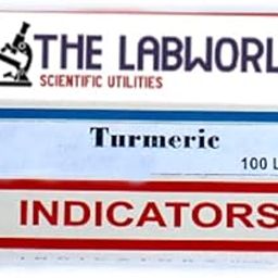 Labworld Turmeric test paper 100 strips or leaves for alkaline substances-image-17