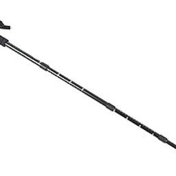 Mountain Stick, Telescopic Non Slip Aluminum Alloy Hiking Stick Shock Absorption 4 Sections Ergonomic Comfortable Handle with Mud Basket for Outdoor (L Handle)-image-39