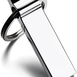 CleverlyGifted_>64GB Metal USB Flash Drive with Keyring, Portable Storage Stick, Silver,2.0,Upto 10mbps-picture-10