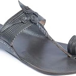 Men's Kolhapuri Chappal Handmade Durable Comfortable Brown Flip Flops Stylish Anti slip Smooth and Comfortable slippers Traditional Indian Footwear-picture-9
