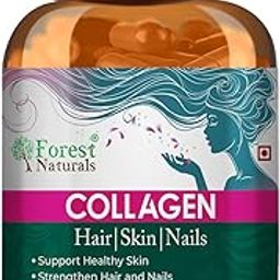 Forest Naturals Collagen Supplement for Healthy & Shiny Hair | Strong Nails | Optimal Skin | Joint Care | 60 Veg Capsules Pack of 1-image-45