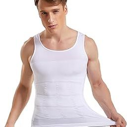 Premium Men's Compression Tank Top, Slimming Body Shaper Vest, Tummy Control Undershirts for Men-image-24