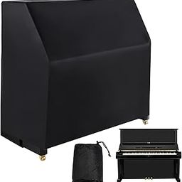Upright Piano Keyboard Dust Cover, Stretchy Music Dirt Proof Keyboard Cover With Durable Elastic & Cord Lock Must Have Piano Accessories-image-45