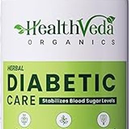HEALTH VEDA ORGANICS PRIVATE LIMITED Diabetic Care Supplements with Karela, Gudmar, Jamun I 60 Veg Tablets I Manages Blood Sugar Levels I For Both Men & Women-16