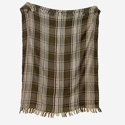House Of Wemy Throw Blanket – Soft & Cozy Cotton Blend Sofa Throw – Classic Plaid Decorative Blanket for Home & Living Room (Navy Green Checkered) 59 x 48 Inches - 1 Piece-image-22
