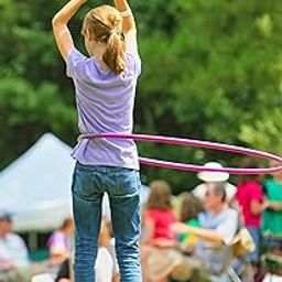 Fitfix® Jumbo Size Hulla Hoop Fun & Fitness with Ring for Kids and Adults Exercise - Stay Active with This Premium Hula Hoop Set! Non-Collapsible (Multi Color) 42” (105 cm) ‎Pack of 1 Pcs-image-65