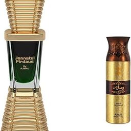 Ajmal jannatul Firdaus Concentrated Oriental Perfume Free From Alcohol 10ml for Unisex & Ajmal Wisal Dhabab Perfume Deodorant 200ml Body Spray Gift For men-picture-6