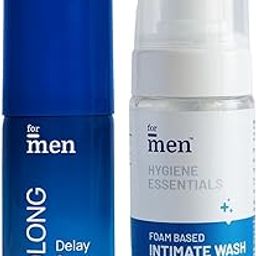 ForMen Prolong Spray (30 ml) with ForMen Intimate Wash for Men| Easy-to-Use & Carry | Pocket Size |pH Balanced Foam Based-image-3