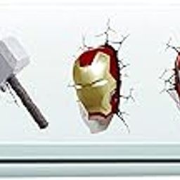 DivineDesigns™ Vinyl Colorful Avengers Printed Air Conditioner Sticker for Home Living Office, Fridge Sticker, Wall Sticker - Pack of 1 (Multicolor, Standard Size, Fit for All Models/Sizes/Brands)-29