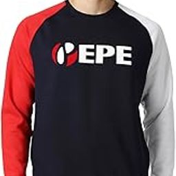 Men's Lance Colourblock Cotton Round Neck Sweatshirt-image-9