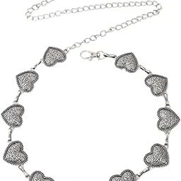 Adjustable Waist Chain For Women's Heart Design Metal Chain With Dress, Shirt Decorative Waist Chain-image-93