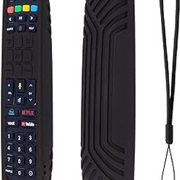 Silicon Case Cover Pouch Compatible with Jio TV Remote (Black)-24