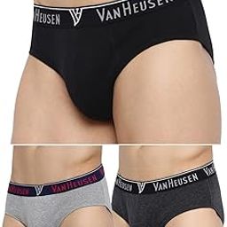 Men Anti Bacterial Briefs - 100% Combed Cotton - Pack of 3 - Colour Fresh, Moisture Wicking-image-27