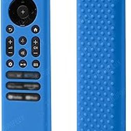 SHOPOFLUX Silicone TV Remote Cover Compatible with Sony Bravia Smart Tv Voice Remote Protective case (Blue)-image-85