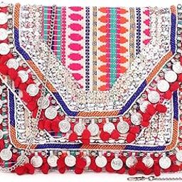 Multicolor Banjara boho bag new II Women's Traditional Designer Clutch For Women & Girls II BANJARA BOHO BAG-image-3