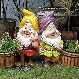 Wonderland Gnome Planter Garden pots,c (Set of 2 Gnome Planters)-image-3