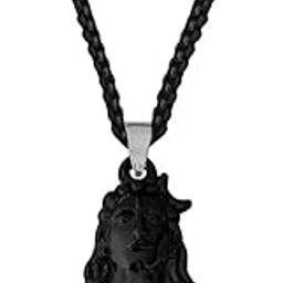 Religious Lord Shiv Bholenath Adhiyogi Black Zinc, Metal Pendant Necklace Chain For Men And WomenSPn20221075-image-89