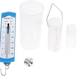 TOPPERFUN Archimedes Principle Buoyancy Demonstrator with Spring Scale Mechanics Experimental Device for Physics Education Transparent Overflow Cup Measuring Tube Included-image-75