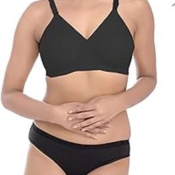 Presents Cotton Blend Bra Panty Set Combo for Women, Breathable, Cross Design, Non-Padded, Non-Wired, Cup- B, Mulitcolor, See Main Image to Check How Many Sets You Will Get-picture-21