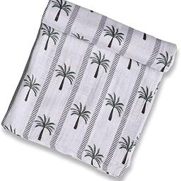 Cocoon Care Bamboo Cotton Swaddle for Kids | Printed |Swaddle for New Born Baby |Lightweight, Breathable & Skin-Friendly Multipurpose (CC-NA-MUS-SWAD-PALMTREE-SINGLE-0-6M)-image-81