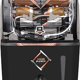 Kinsco Aqua Punch 15 Litre Copper + RO + UV + UF + TDS Adjuster Pure Copper Water Purifier Dispenser Machine, Black (With Free Pre Filter)-image-99