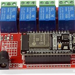 Easy Electronics ESP32 Based 4-Channel Relay Board Micro Controller Board Electronic (WiFi Bluetooth).-image-67