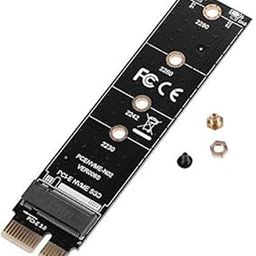 Foxaa PCI-E to M.2 NVME PCIE X1 Adapter M.2 NVMe SSD to PCI-e Expansion Card Hard Drive Converter Card for Desktops PC pcie to m.2 ssd Adapter-30